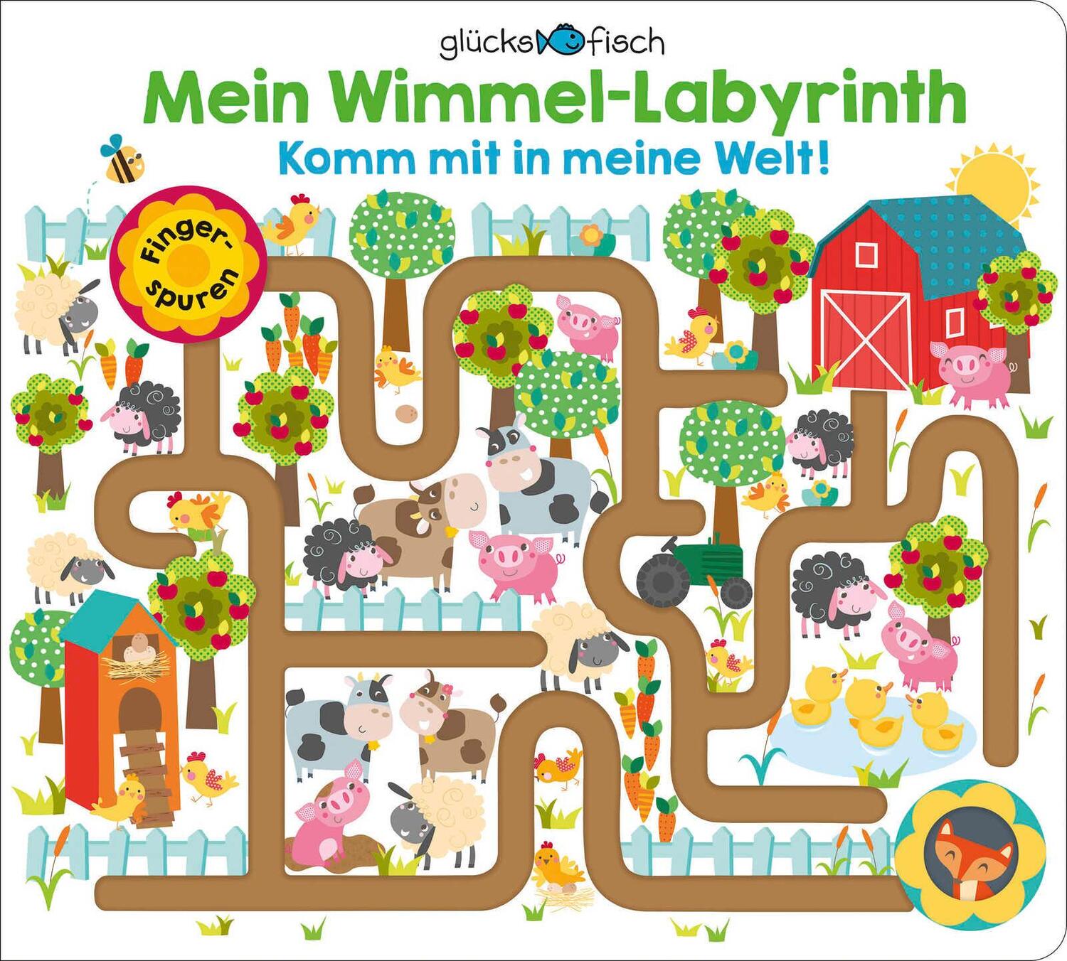Cover: 9783737358712 | Glücksfisch: Mein Wimmel-Labyrinth: Komm mit in meine Welt! | Byrne