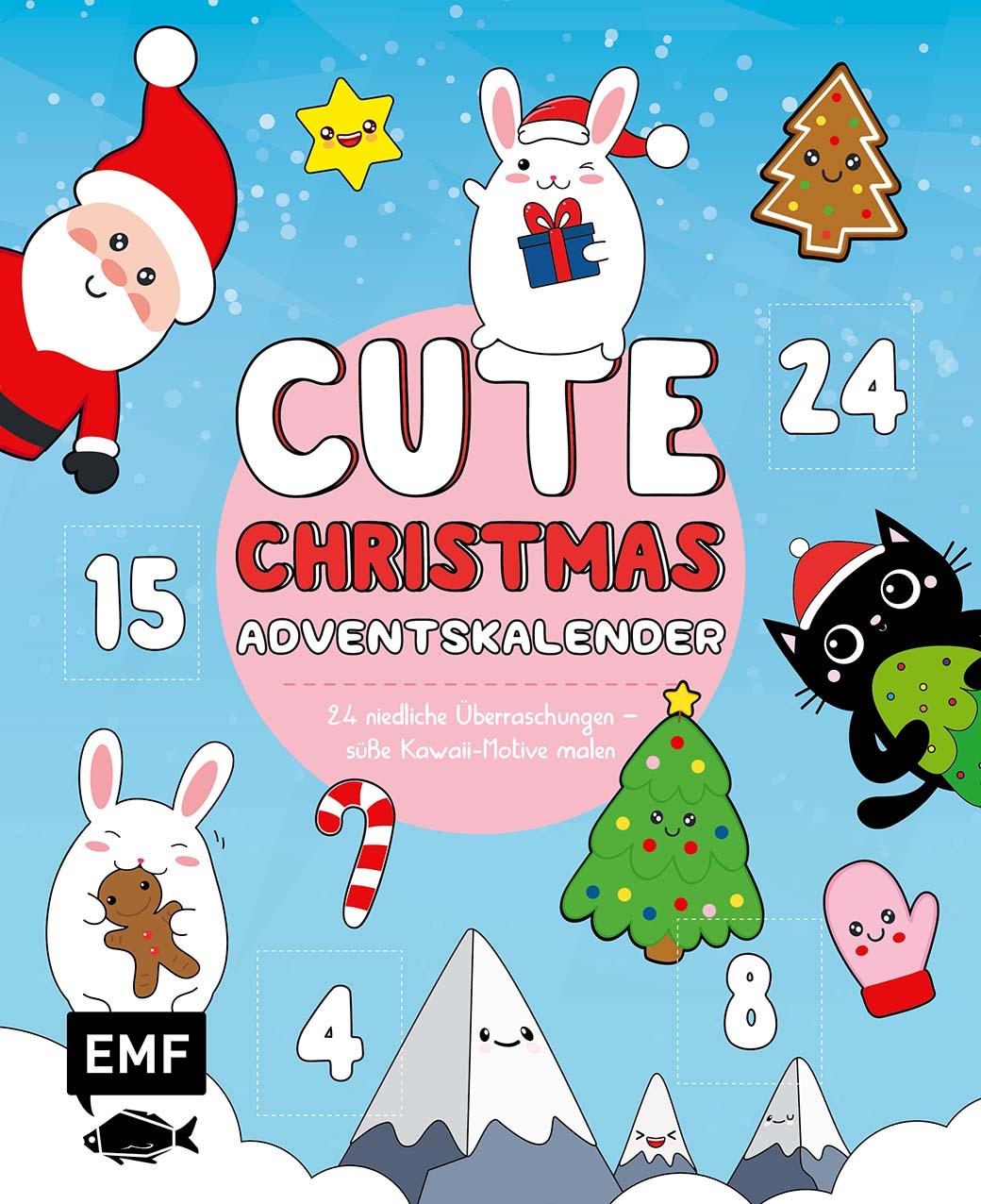 Cover: 9783745906707 | Mein Kawaii-Adventskalender-Buch: Cute Christmas | Buch | 112 S.