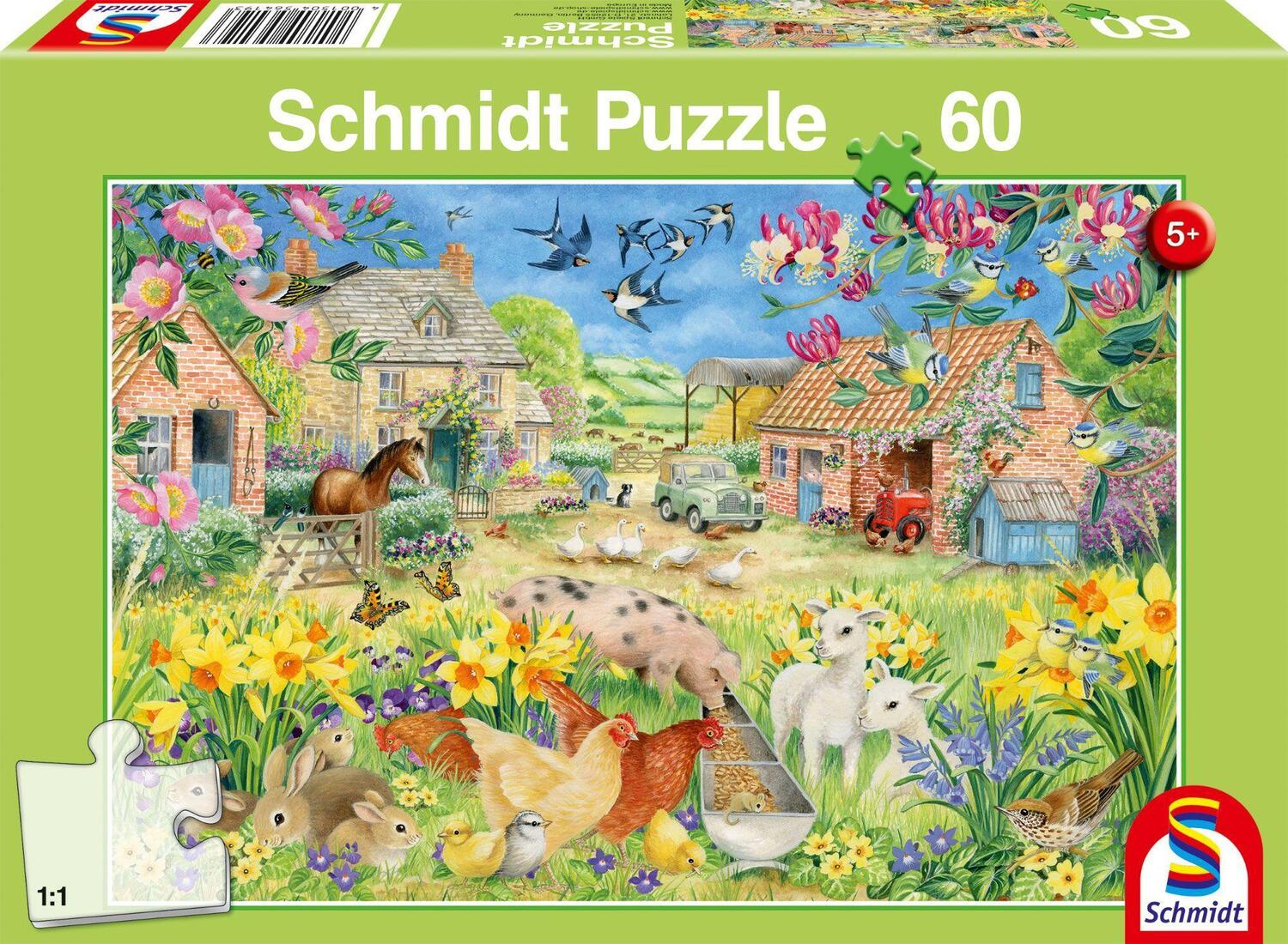 Cover: 4001504564193 | Mein kleiner Bauernhof. Kinderpuzzle 60 Teile | Spiel | Deutsch | 2021