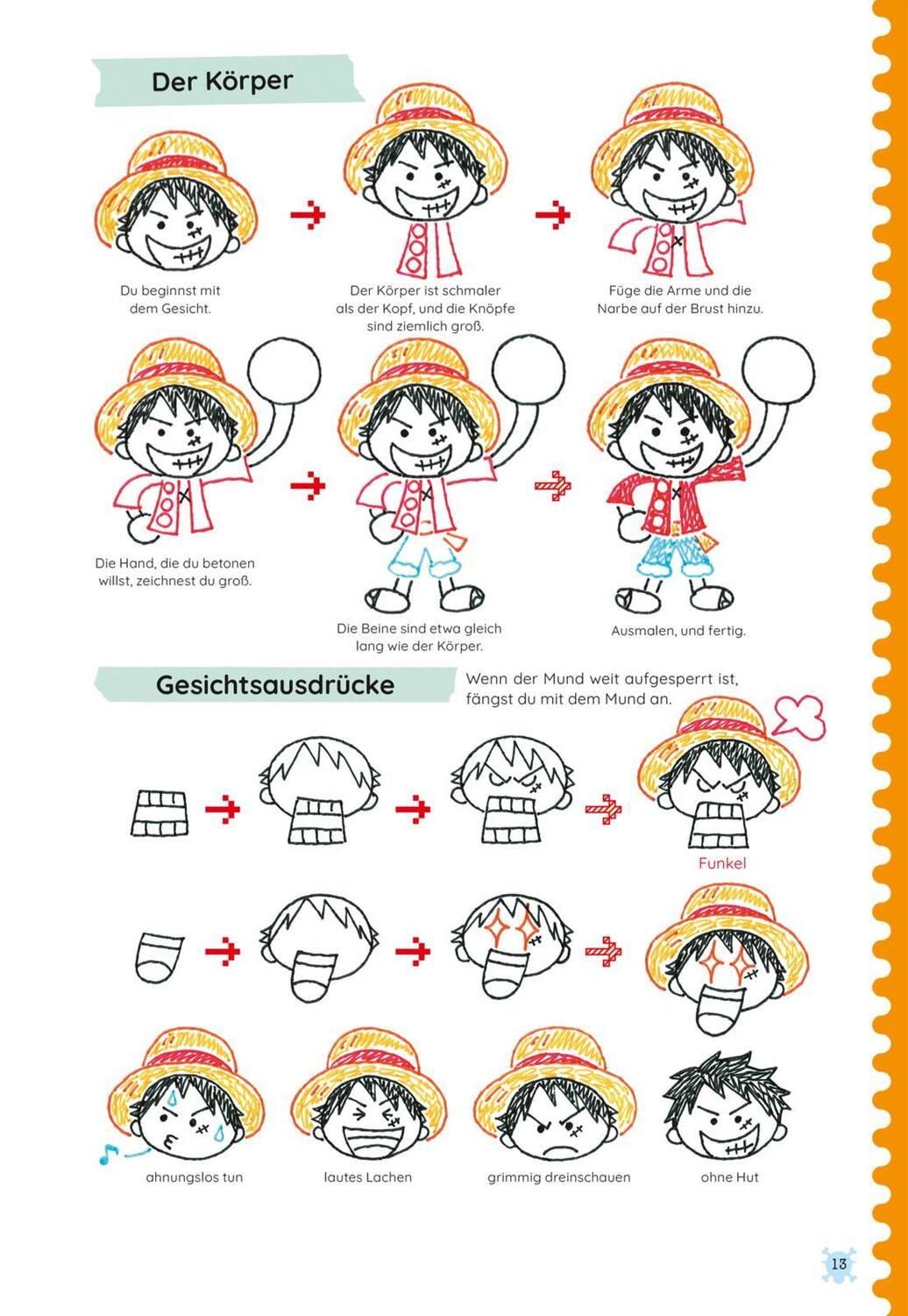 Bild: 9783551025890 | One Piece Kritzelkurs | Eiichiro Oda (u. a.) | Taschenbuch | One Piece