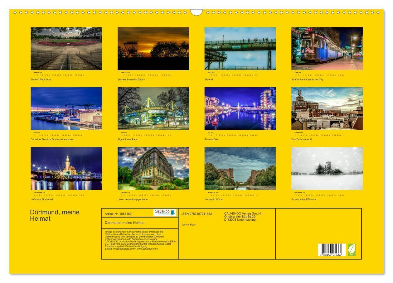 Bild: 9783457211762 | Dortmund, meine Heimat (Wandkalender 2025 DIN A2 quer), CALVENDO...