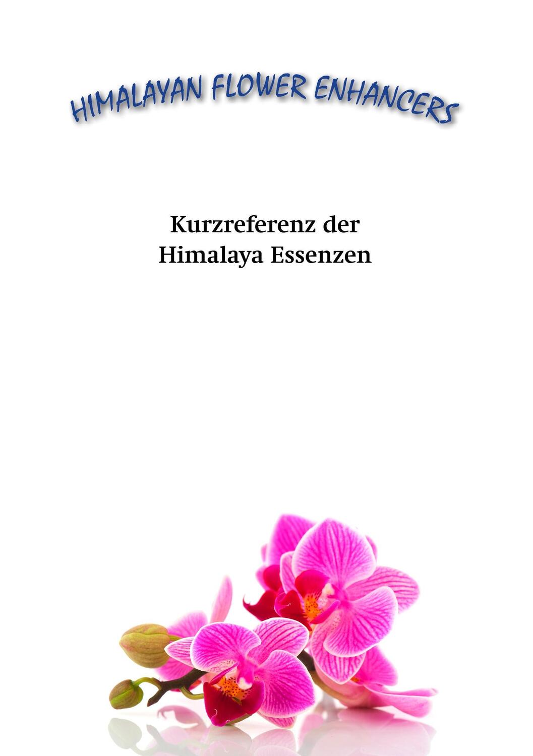 Cover: 9783848220861 | Kurzreferenz der Himalaya Essenzen | Tanmaya David Parsons | Buch