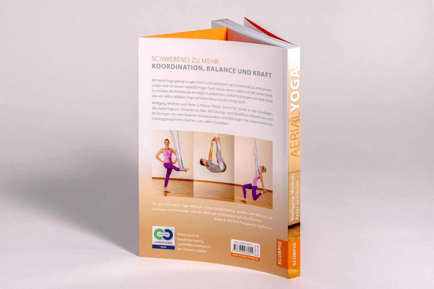 Rückseite: 9783958036055 | Aerial Yoga | Wolfgang Mießner (u. a.) | Taschenbuch | 208 S. | 2024