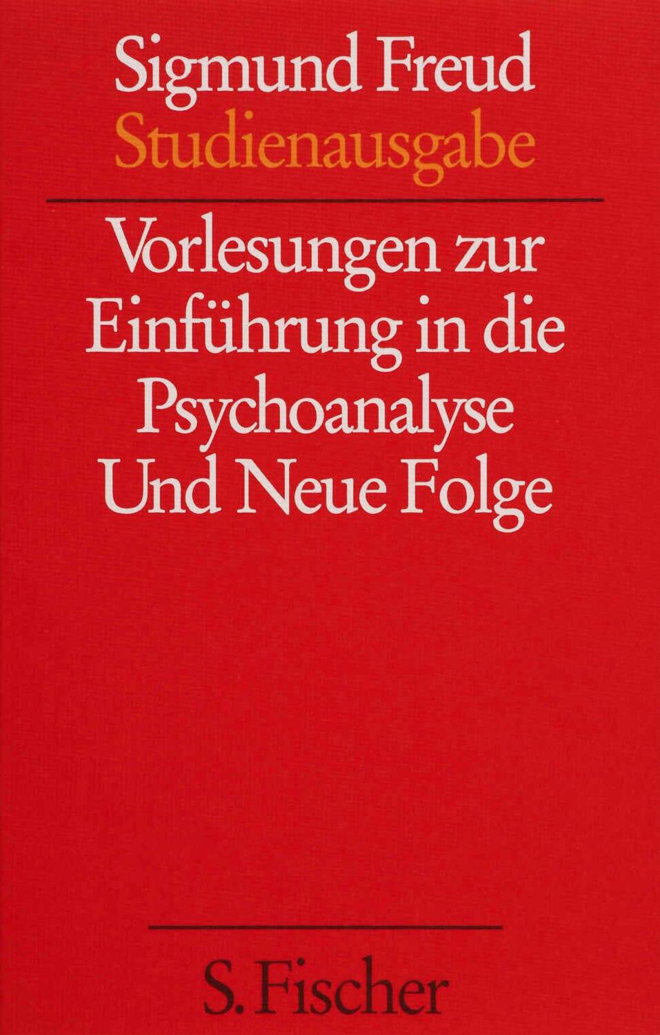 Cover: 9783108227210 | Vorlesungen zur Einführung in die Psychoanalyse / Neue Folge der...