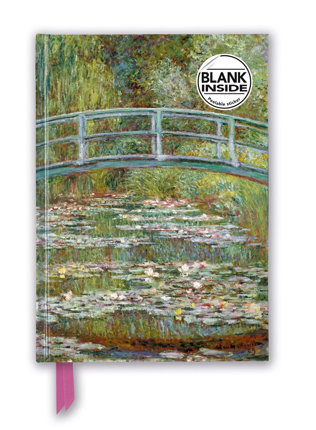 Cover: 9781787558526 | Claude Monet: Bridge Over a Pond of Water Lilies (Foiled Blank...