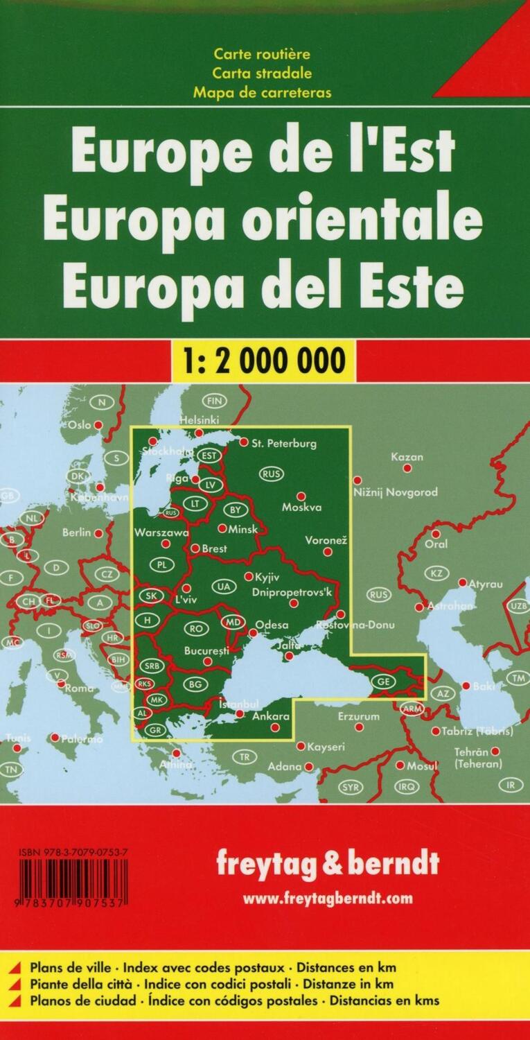 Bild: 9783707907537 | Osteuropa, Autokarte 1:2.000.000 | FBE.03 | (Land-)Karte | Deutsch