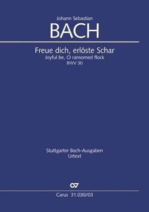 Cover: 9790007140250 | Freue dich, erlöste Schar (Klavierauszug) | Johann Sebastian Bach