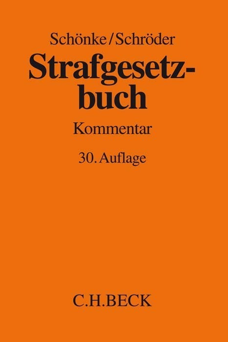 Cover: 9783406703836 | Strafgesetzbuch (StGB), Kommentar | Adolf Schönke (u. a.) | Buch