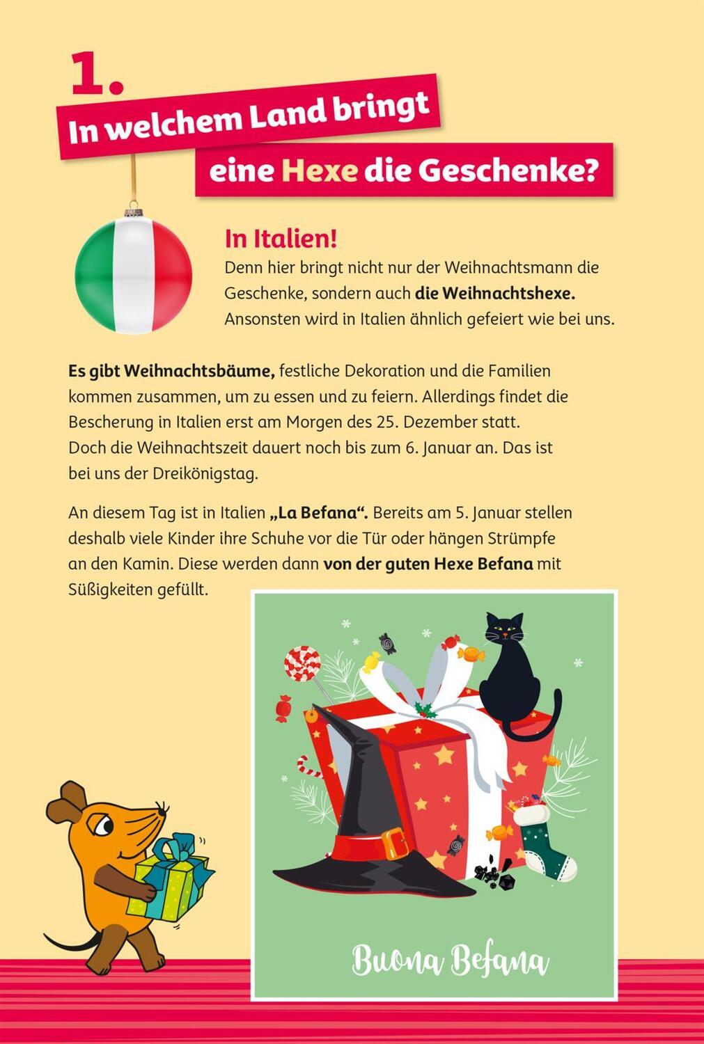 Bild: 9783830320494 | Frag doch mal ... die Maus: Der Adventskalender | Buch | 112 S. | 2024