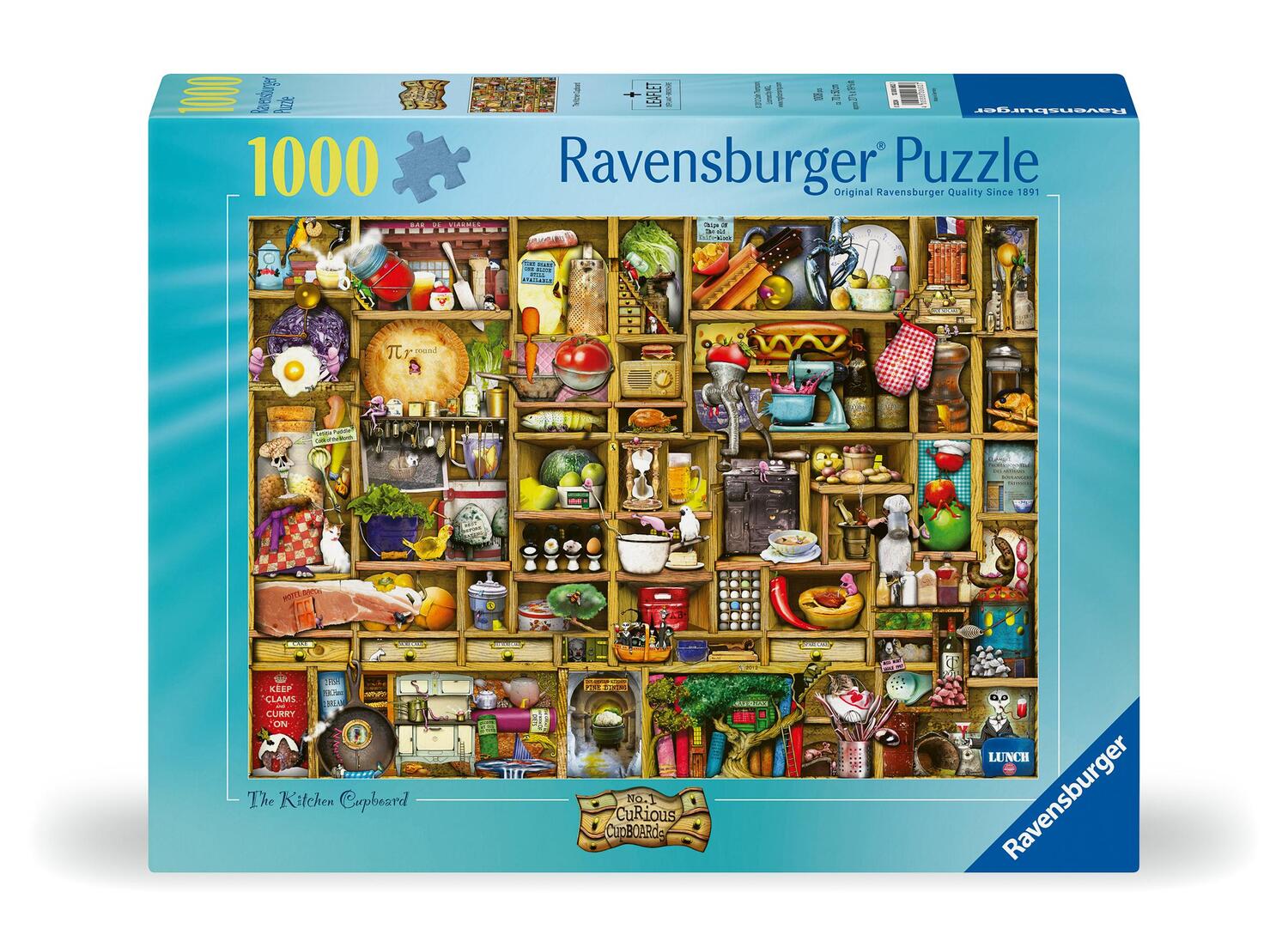 Cover: 4005555006527 | Ravensburger Puzzle 12000652 - Kurioses Küchenregal - 1000 Teile...