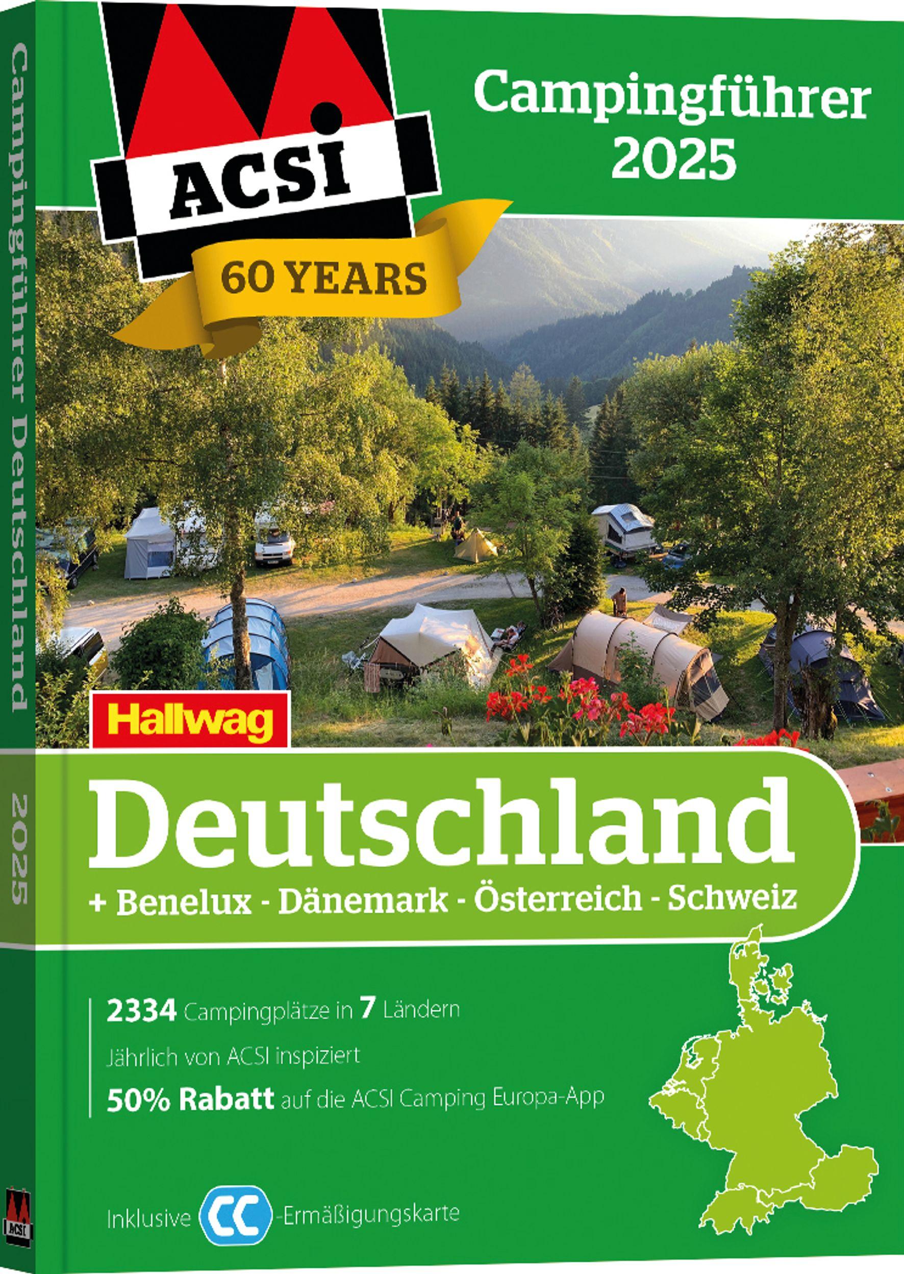 Cover: 9783828330061 | ACSI Campingführer Deutschland 2025 | Taschenbuch | 464 S. | Deutsch