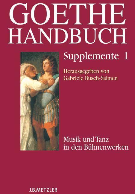 Cover: 9783476018465 | Goethe-Handbuch Supplemente | Manfred Wenzel (u. a.) | Buch | XV