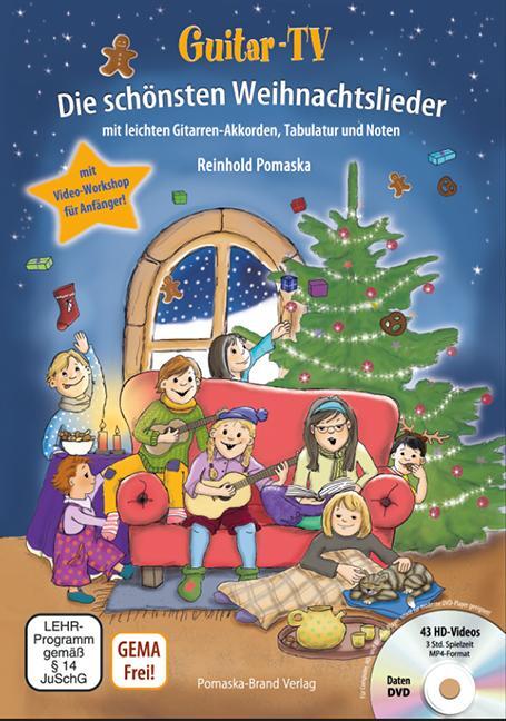 Cover: 9783943304862 | Guitar-TV: Die schönsten Weihnachtslieder (mit DVD) | Reinhold Pomaska
