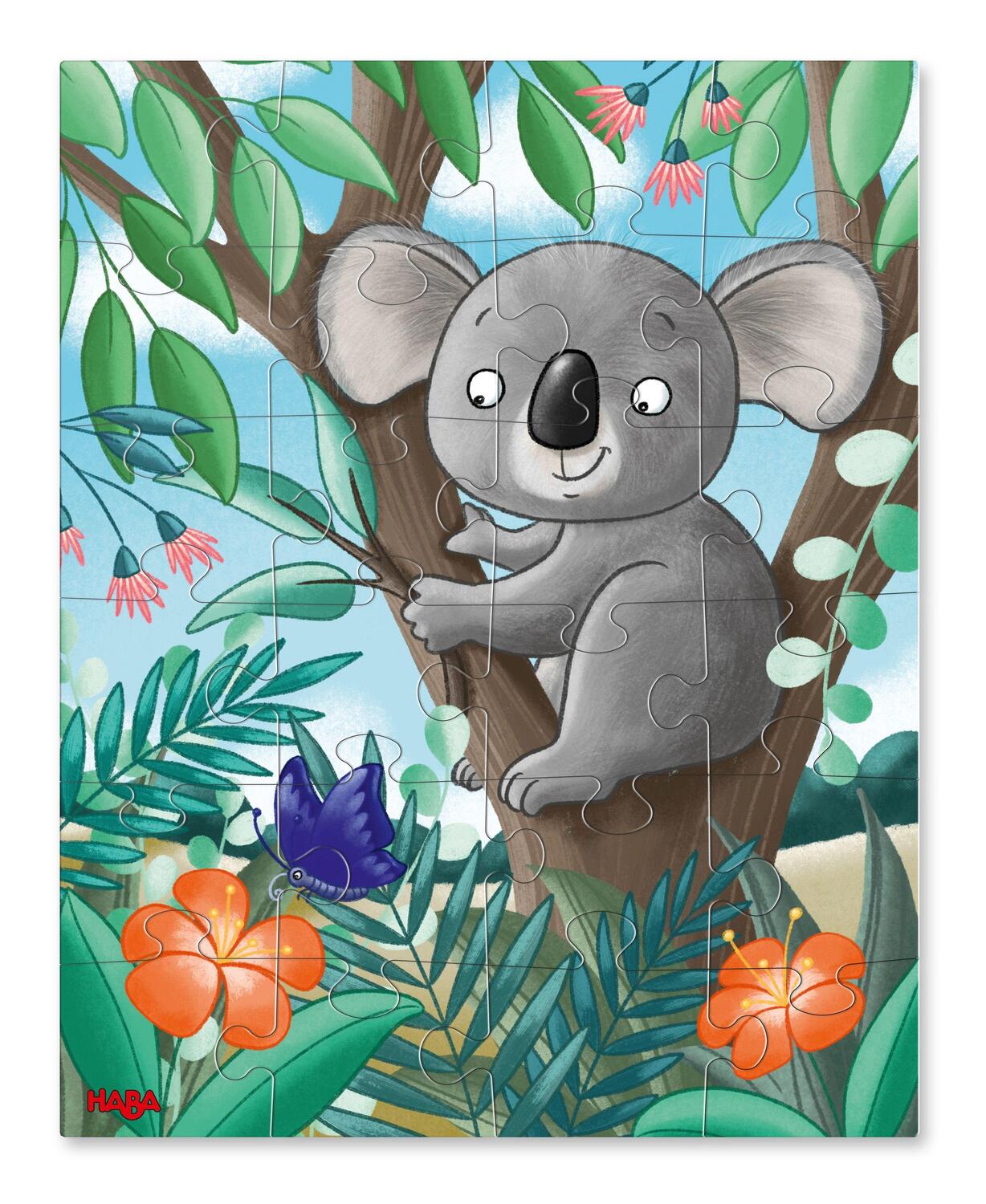Bild: 4010168259628 | Puzzles Koala, Faultier & Co. 3 x 24 Teile | Spiel | Deutsch | 2021