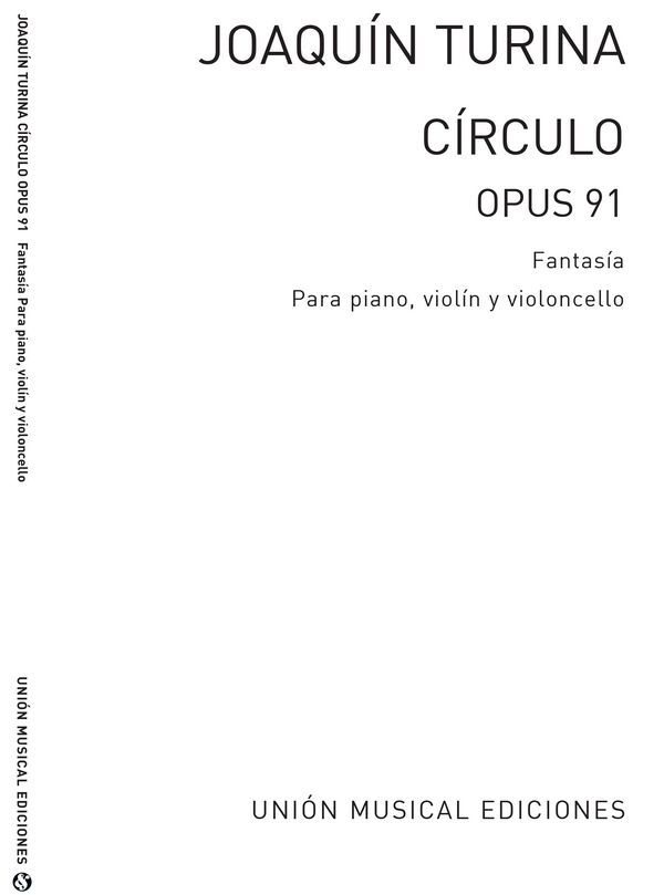 Cover: 5020679223918 | Circulo Op.91 | Joaquín Turina | Buch | 2004 | Union Musical Ediciones