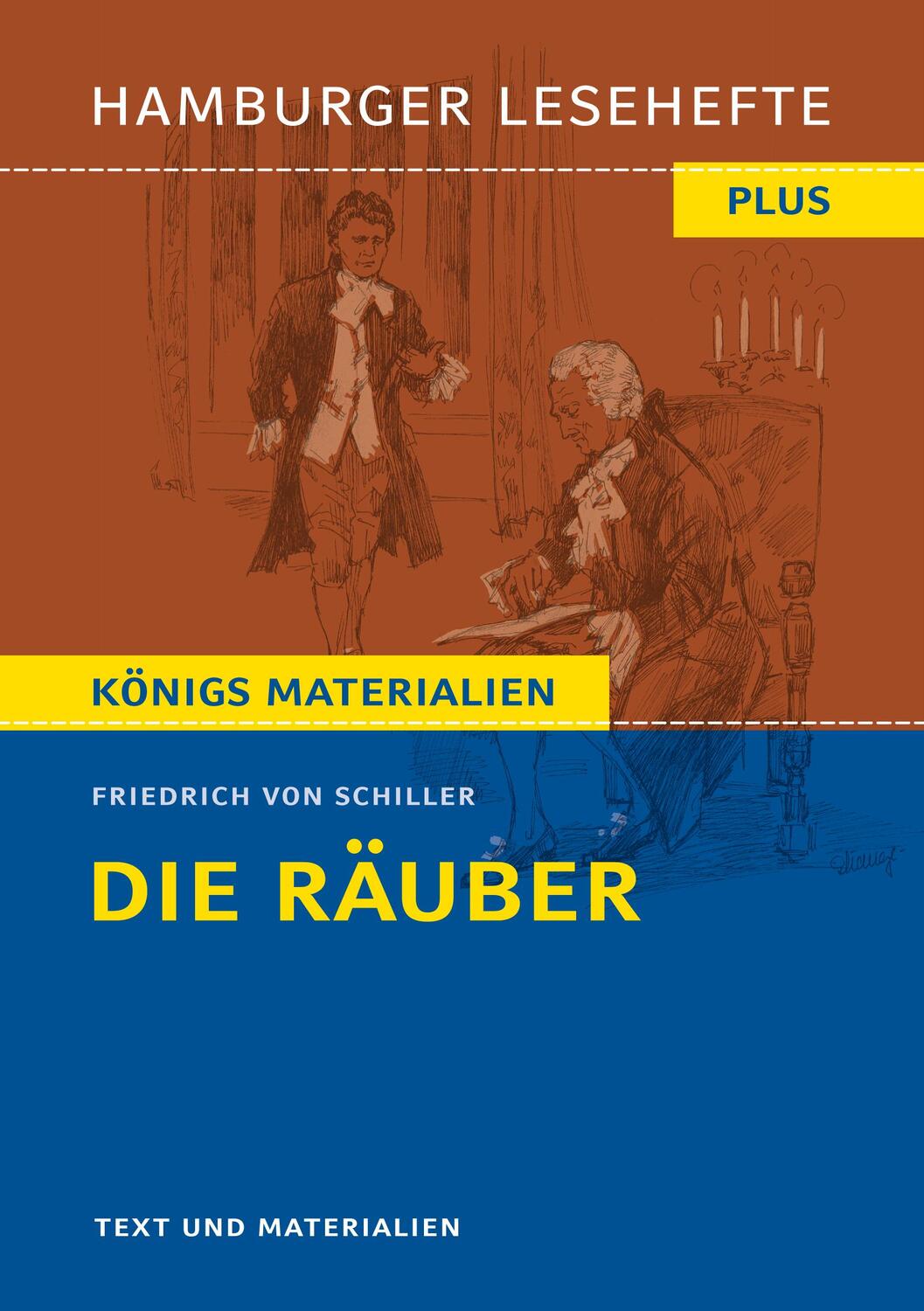 Cover: 9783804425934 | Die Räuber | Hamburger Leseheft plus Königs Materialien | Schiller