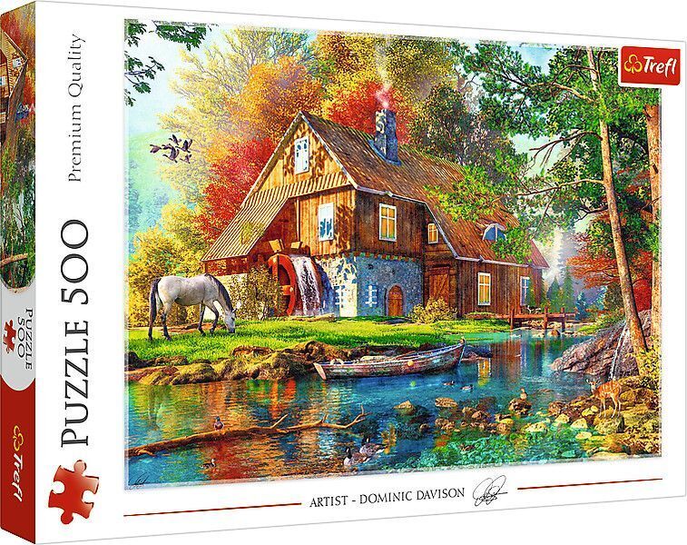 Cover: 5900511374841 | Puzzle 500 Ferienhaus am Fluss | Spiel | Kartonage | 37484 | Deutsch