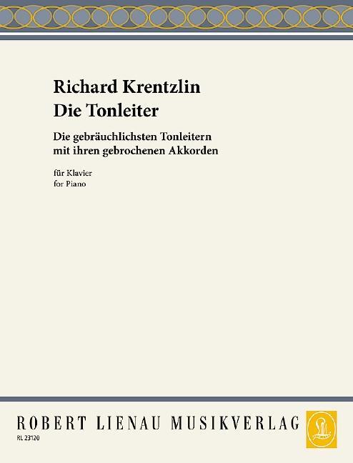 Cover: 9790011231203 | Die Tonleiter. Klavier | Richard Krentzlin | Broschüre | Deutsch