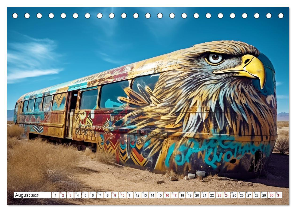 Bild: 9783383867729 | Street Art Graffiti (Tischkalender 2025 DIN A5 quer), CALVENDO...