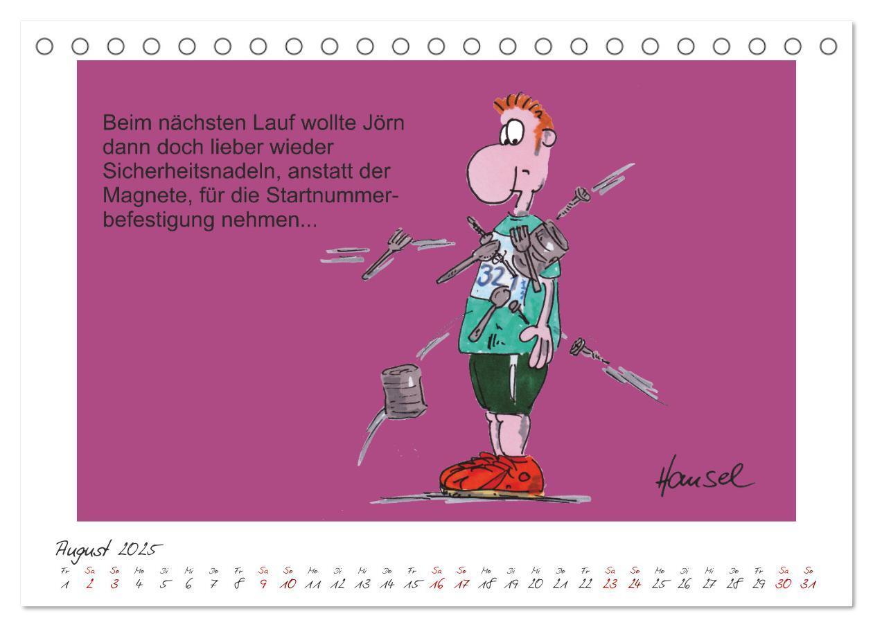 Bild: 9783383925177 | HANSELs kleiner Laufkalender (Tischkalender 2025 DIN A5 quer),...