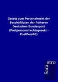 Cover: 9783864717949 | Gesetz zum Personalrecht der Beschäftigten der früheren Deutschen...