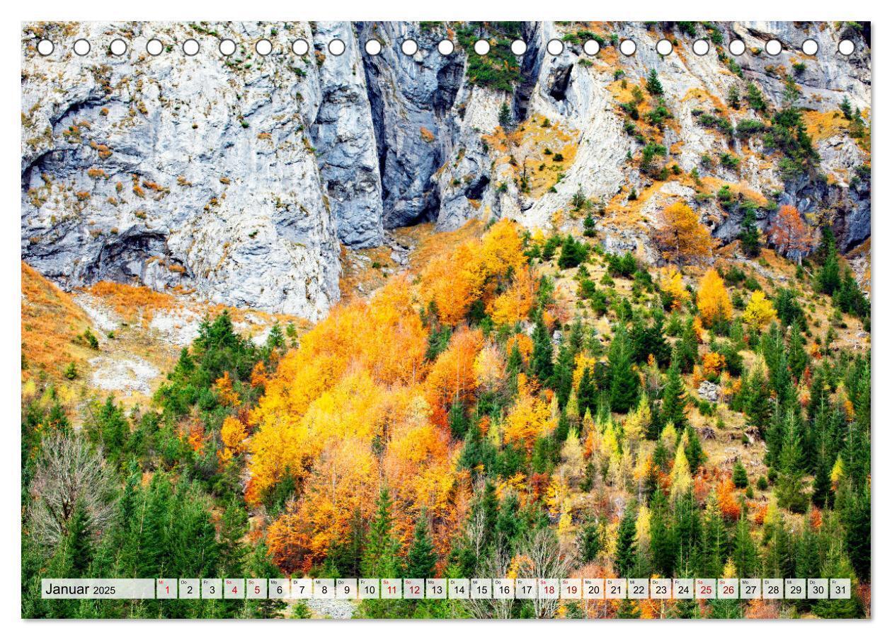 Bild: 9783457037164 | Herbstflammen im Karwendel- und Wettersteingebirge (Tischkalender...