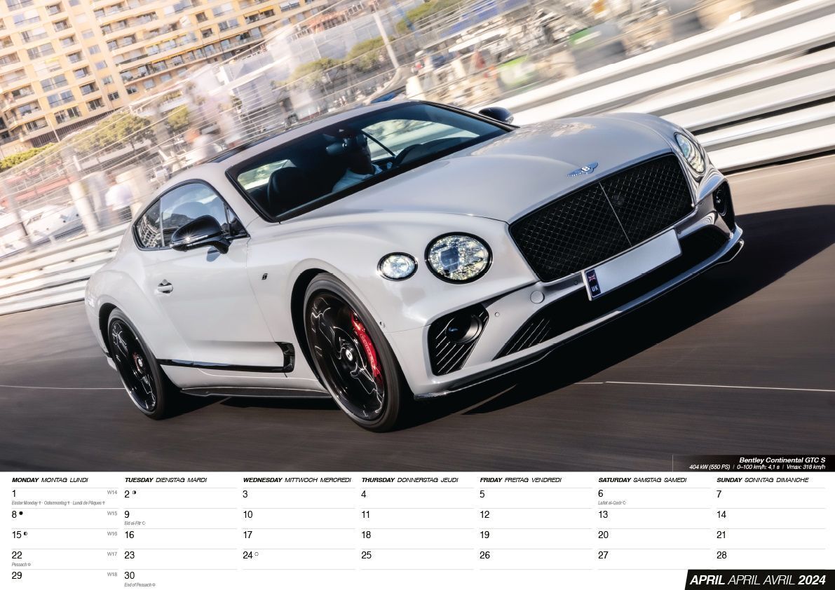 Bild: 9781960825292 | Sports Cars 2024 | Der ultimative Autokalender | Kalender | 14 S.