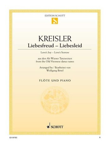 Cover: 9790001144544 | Liebesfreud - Liebesleid | aus den Alt-Wiener Tanzweisen | Kreisler