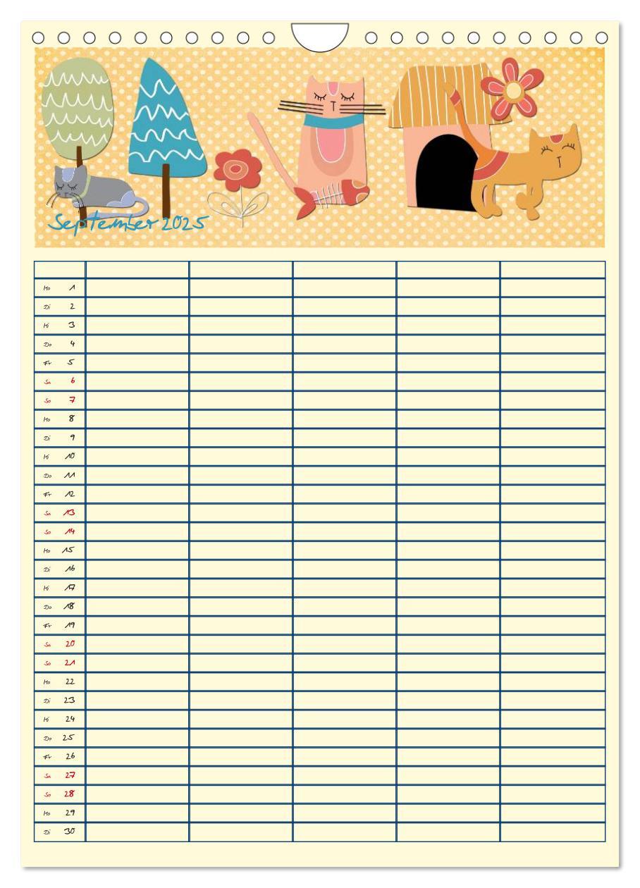 Bild: 9783457035306 | Unser buntes Familienleben (Wandkalender 2025 DIN A4 hoch),...