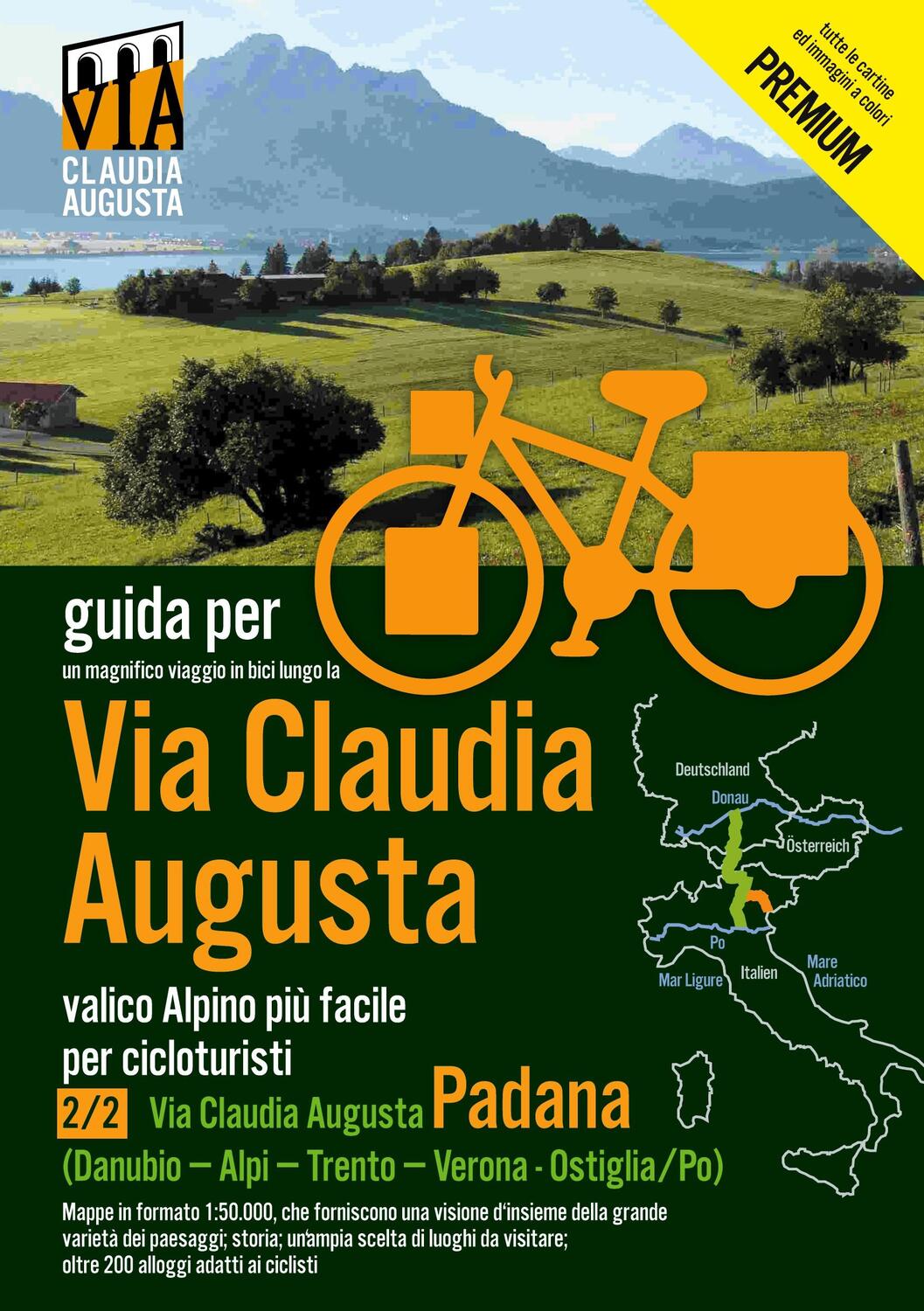 Cover: 9783753425542 | ciclabilevia Claudia Augusta 2/2 Padana PREMIUM | Christoph Tschaikner