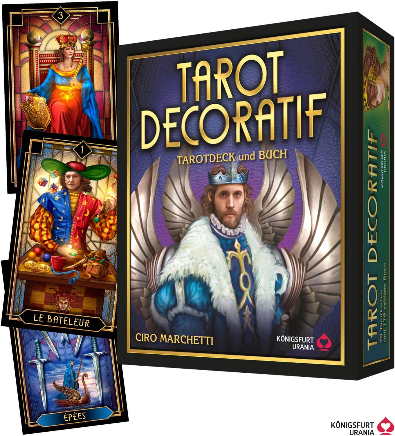 Cover: 9783868265651 | Tarot Décoratif | 78 Karten mit Buch | Lee Bursten | Taschenbuch