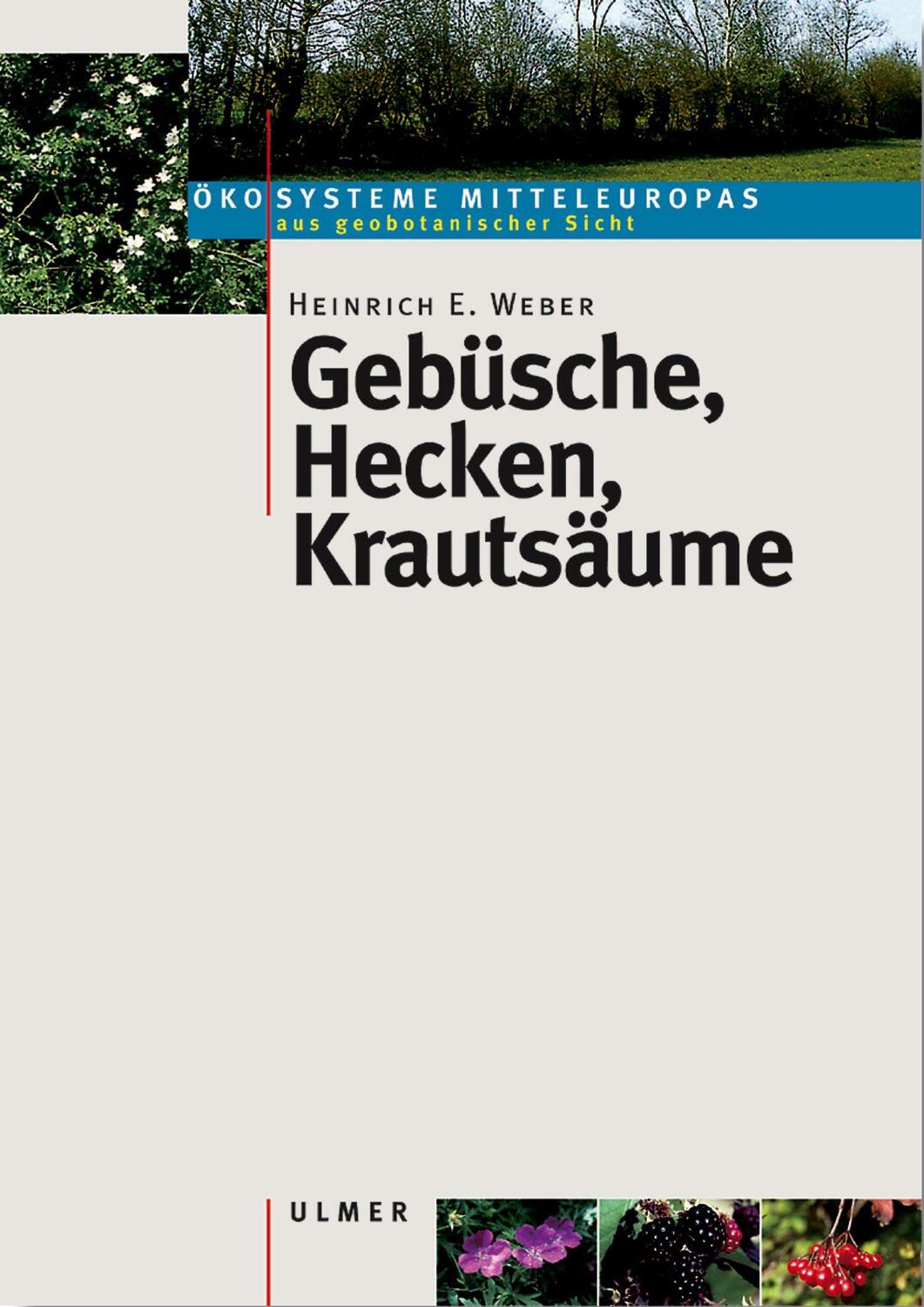 Cover: 9783800156405 | Gebüsche, Hecken, Krautsäume | Heinrich E. Weber | Taschenbuch | 2008