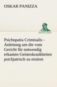 Cover: 9783842470279 | Psichopatia Criminalis | Oskar Panizza | Taschenbuch | Paperback