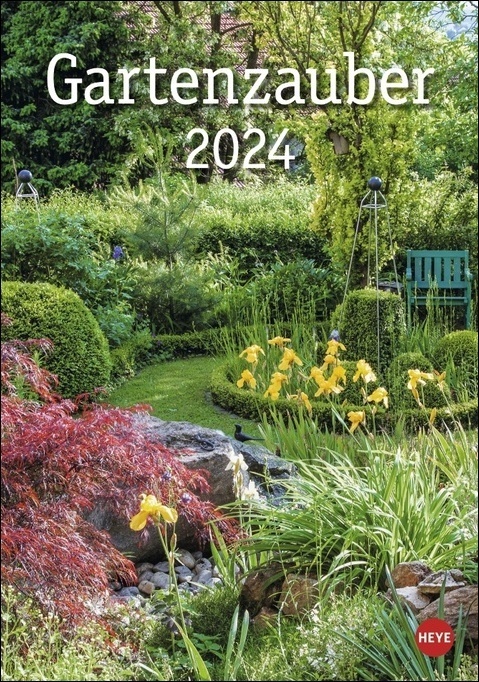 Cover: 9783756402144 | Gartenzauber Kalender 2024. Wandkalender mit 12 prachtvollen Fotos...