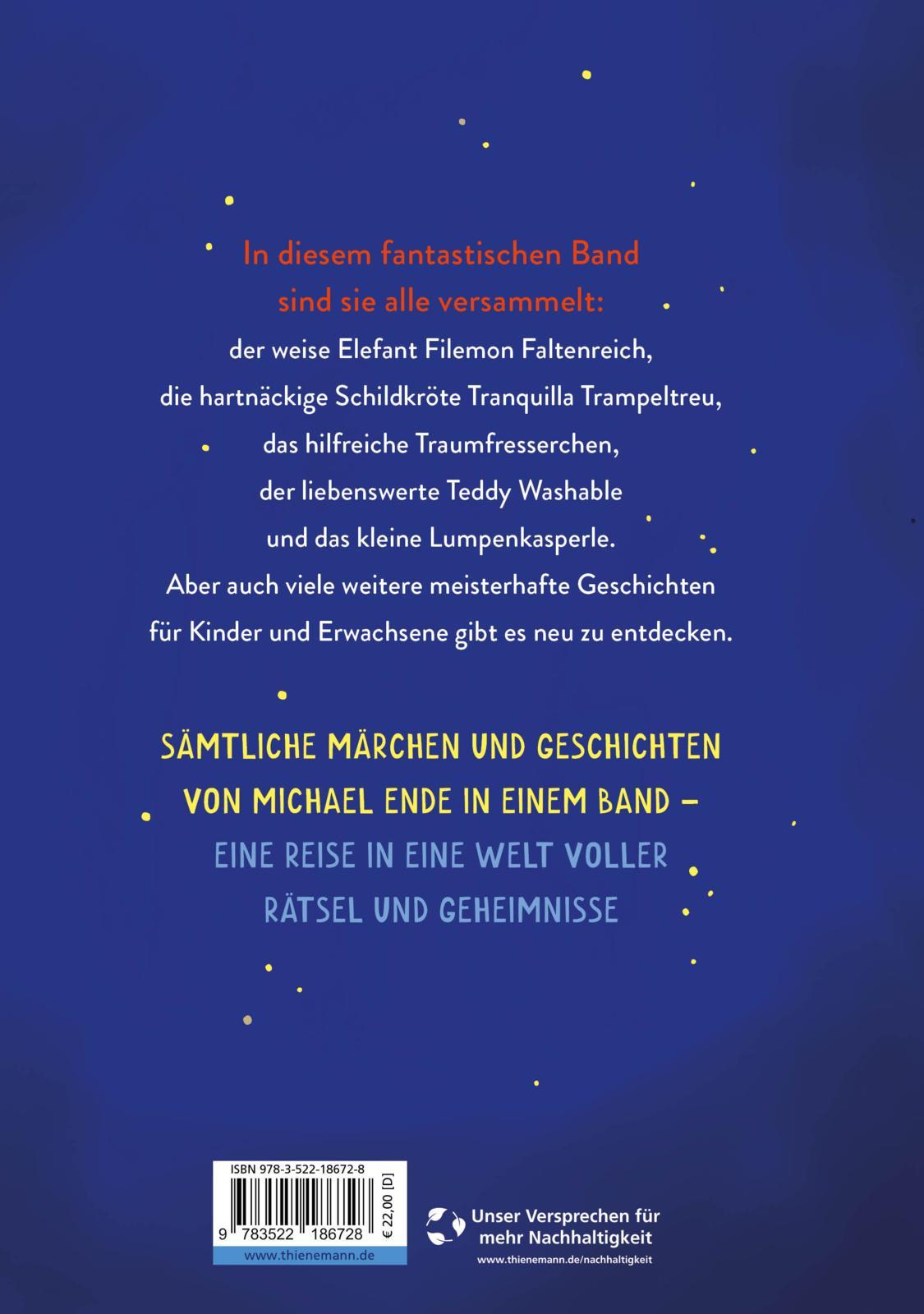 Rückseite: 9783522186728 | Die Zauberschule | Michael Ende | Buch | 272 S. | Deutsch | 2024