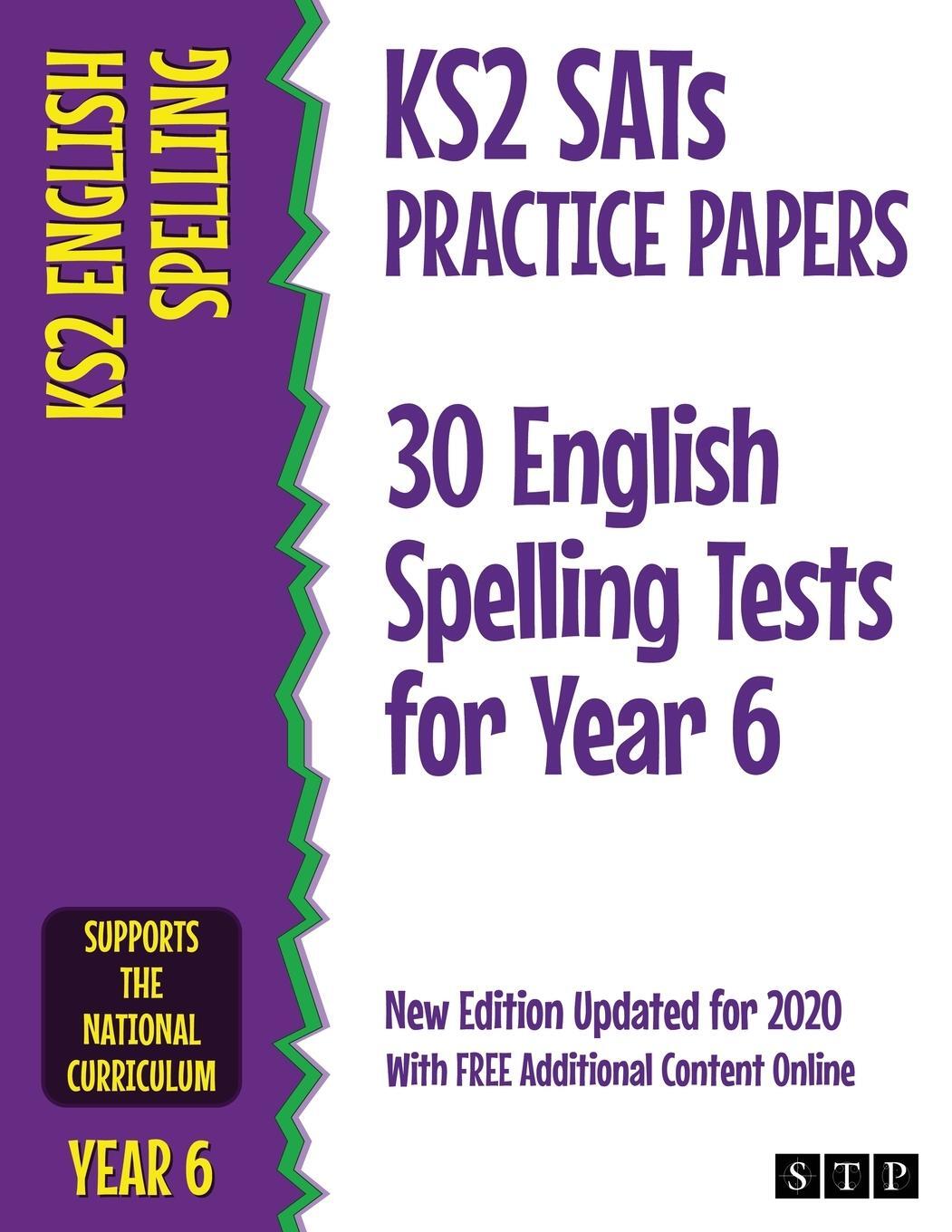 Cover: 9781912956067 | KS2 SATs Practice Papers 30 English Spelling Tests for Year 6 | Books