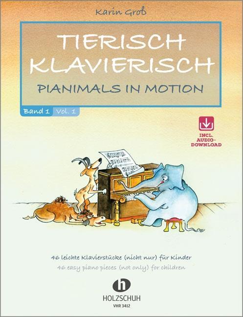 Cover: 9783940069719 | Tierisch klavierisch 1 | Karin Groß | Broschüre | mit Audio-Download