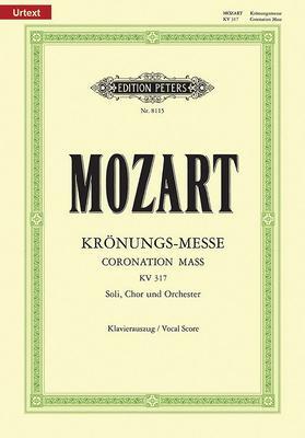 Cover: 9790014060411 | Missa C-Dur KV 317 "Krönungs-Messe" / URTEXT | Klavierauszug | Mozart