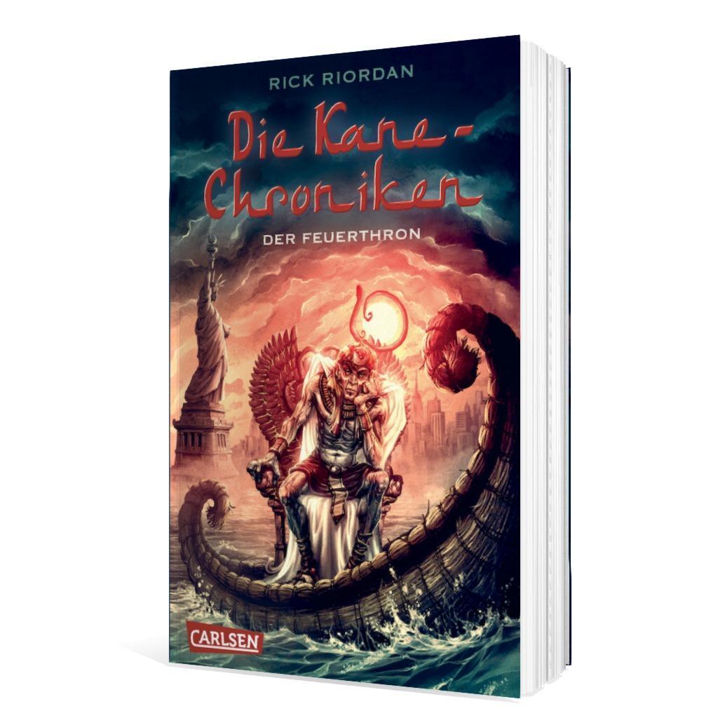 Bild: 9783551314123 | Die Kane-Chroniken 02: Der Feuerthron | Rick Riordan | Taschenbuch