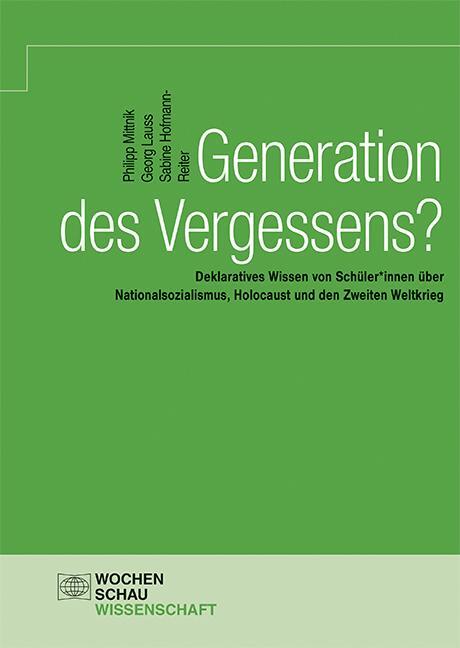 Cover: 9783734412691 | Generation des Vergessens? | Philipp Mittnik (u. a.) | Taschenbuch