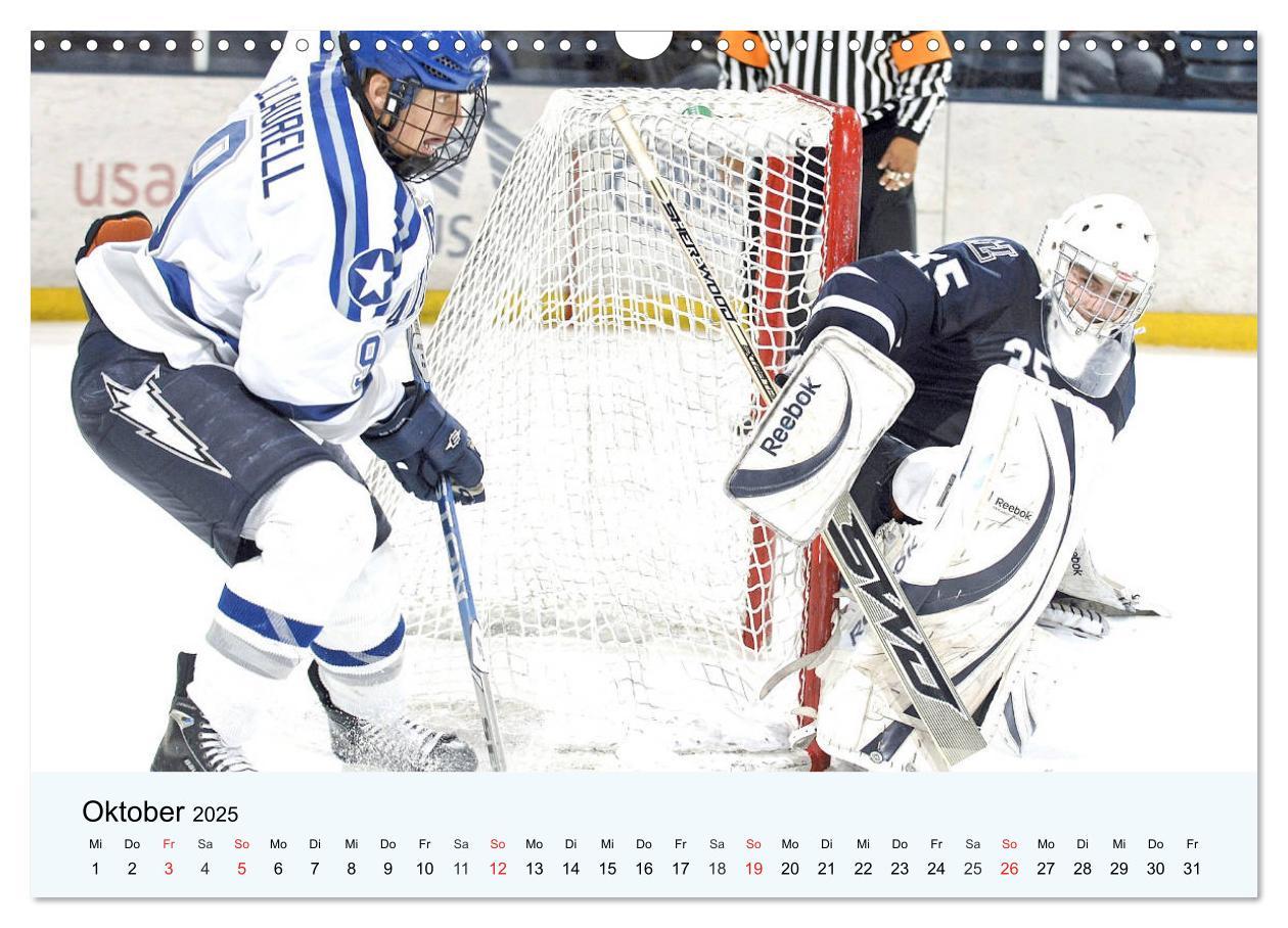 Bild: 9783435180066 | Eishockey. Dynamik, Athletik und Präzision! (Wandkalender 2025 DIN...