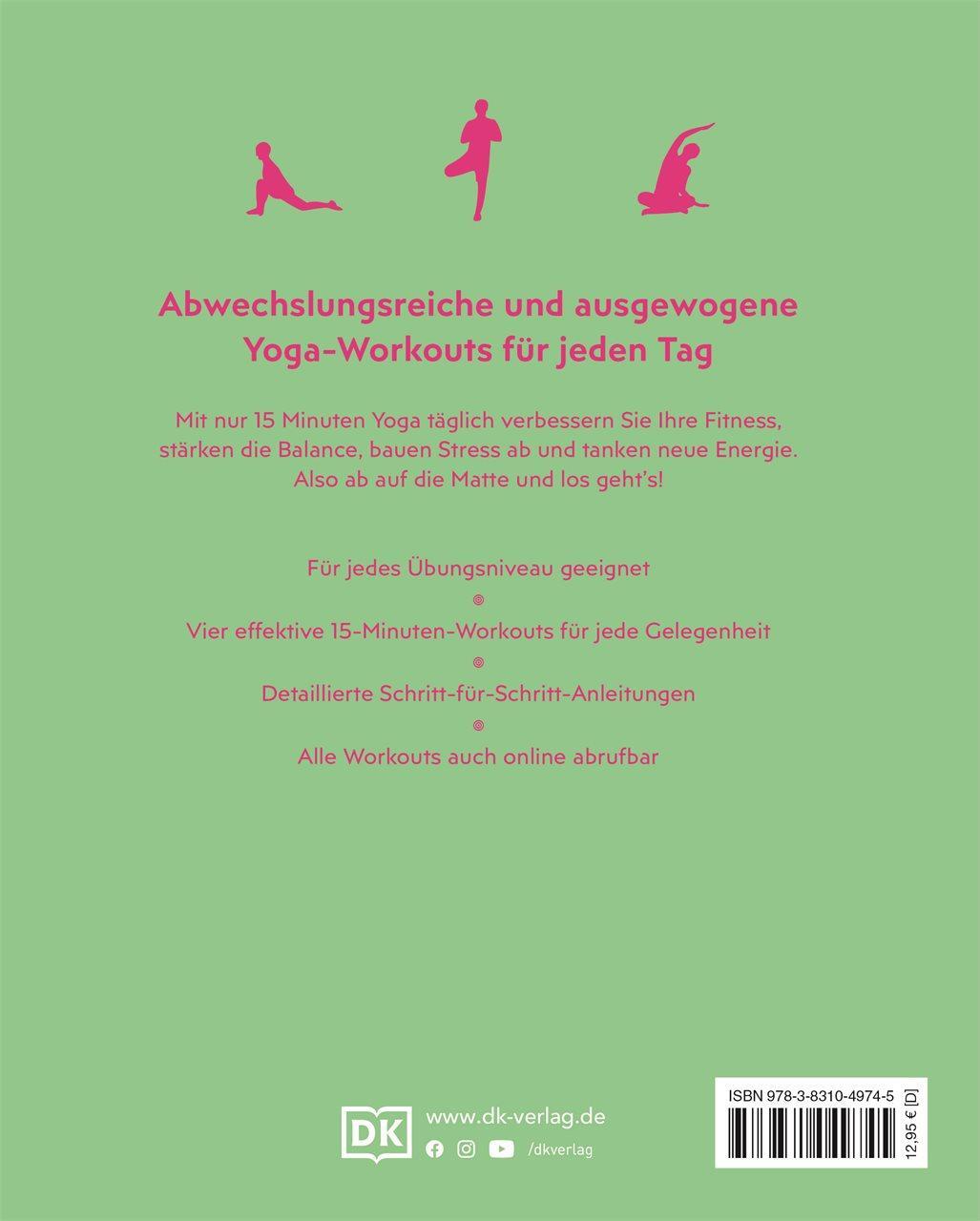 Rückseite: 9783831049745 | 15 Minuten Yoga für jeden Tag | Louise Grime | Taschenbuch | 112 S.