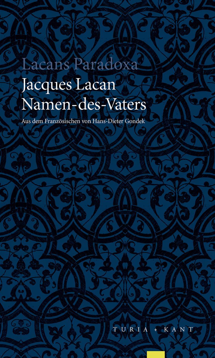 Cover: 9783851324501 | Namen-des-Vaters | Jacques Lacan | Taschenbuch | Deutsch | 2006