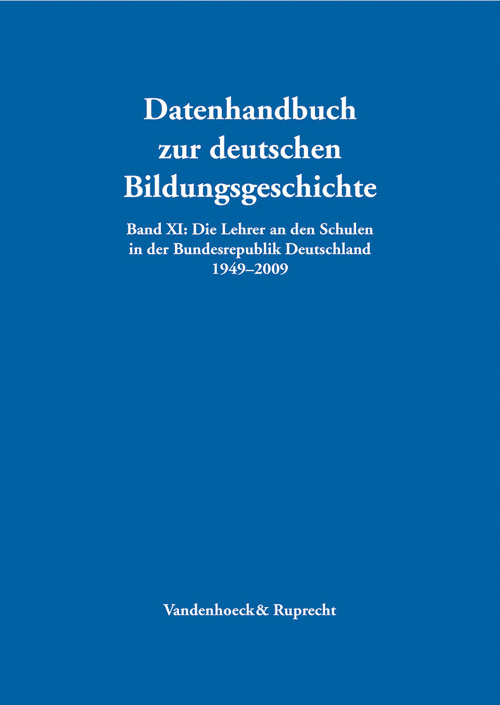 Cover: 9783525363881 | Die Lehrer an den Schulen in der Bundesrepublik Deutschland...