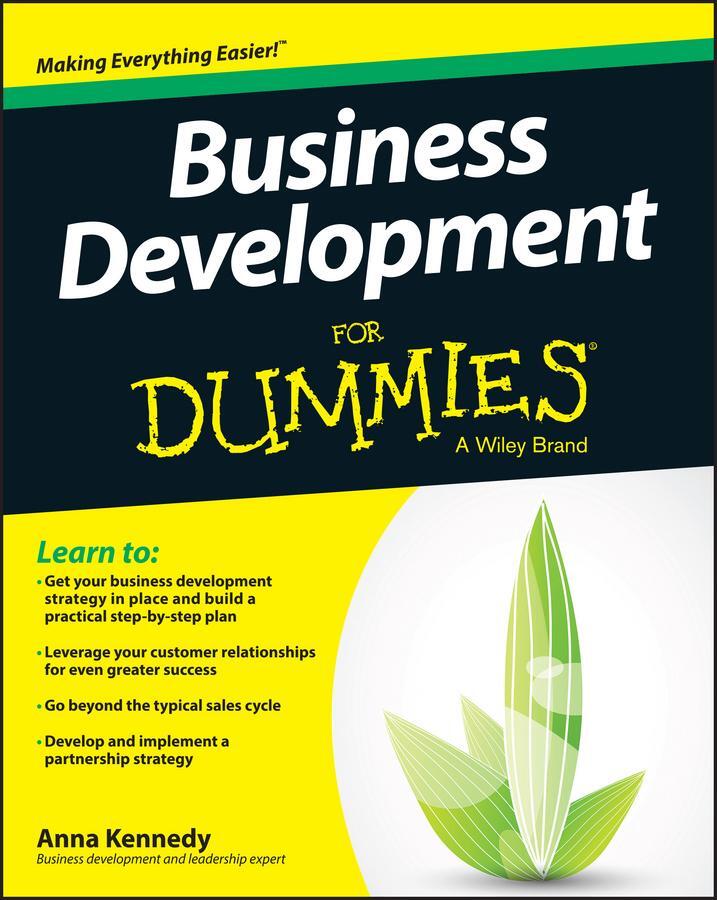 Cover: 9781118962718 | Business Development for Dummies | Anna Kennedy | Taschenbuch | XIV
