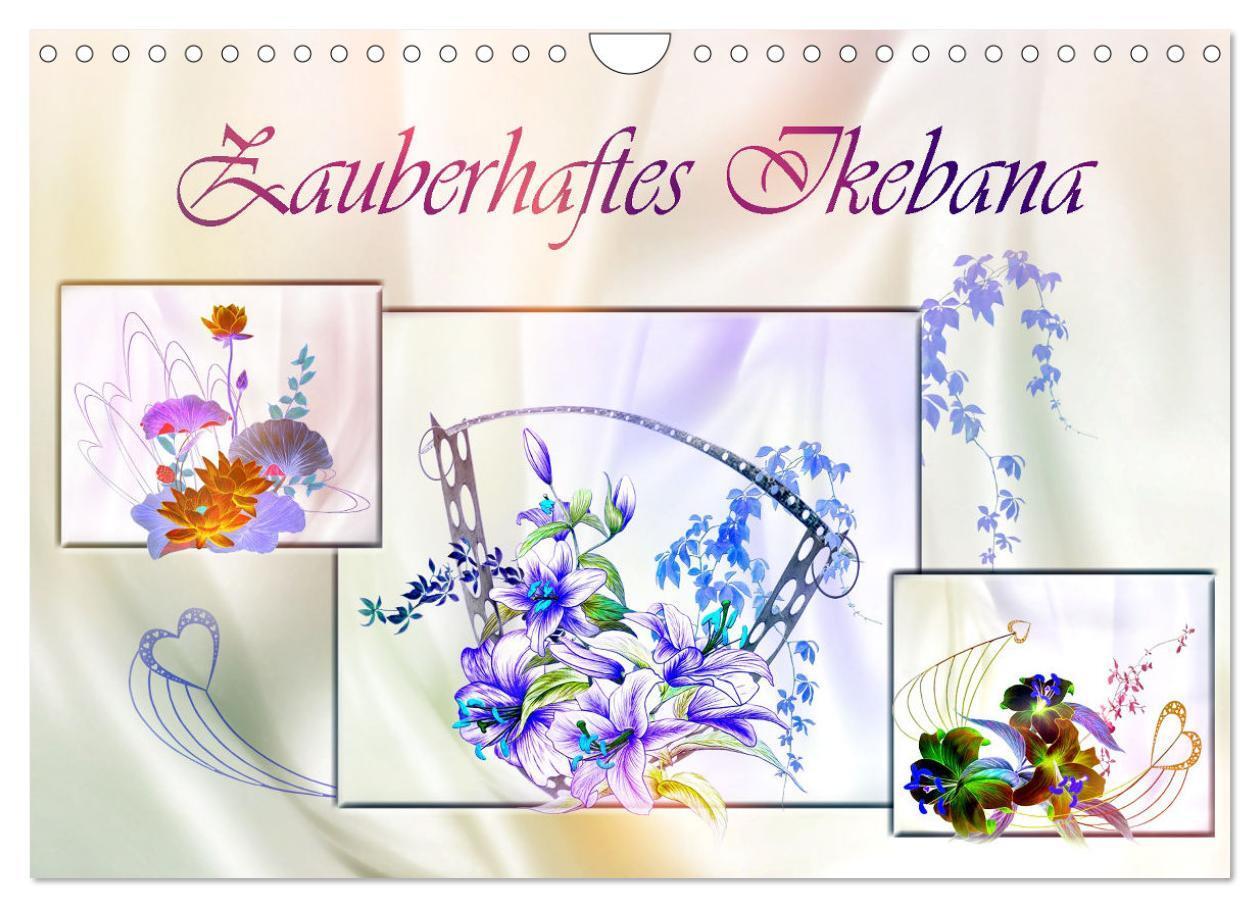 Cover: 9783435318407 | Zauberhaftes Ikebana (Wandkalender 2025 DIN A4 quer), CALVENDO...