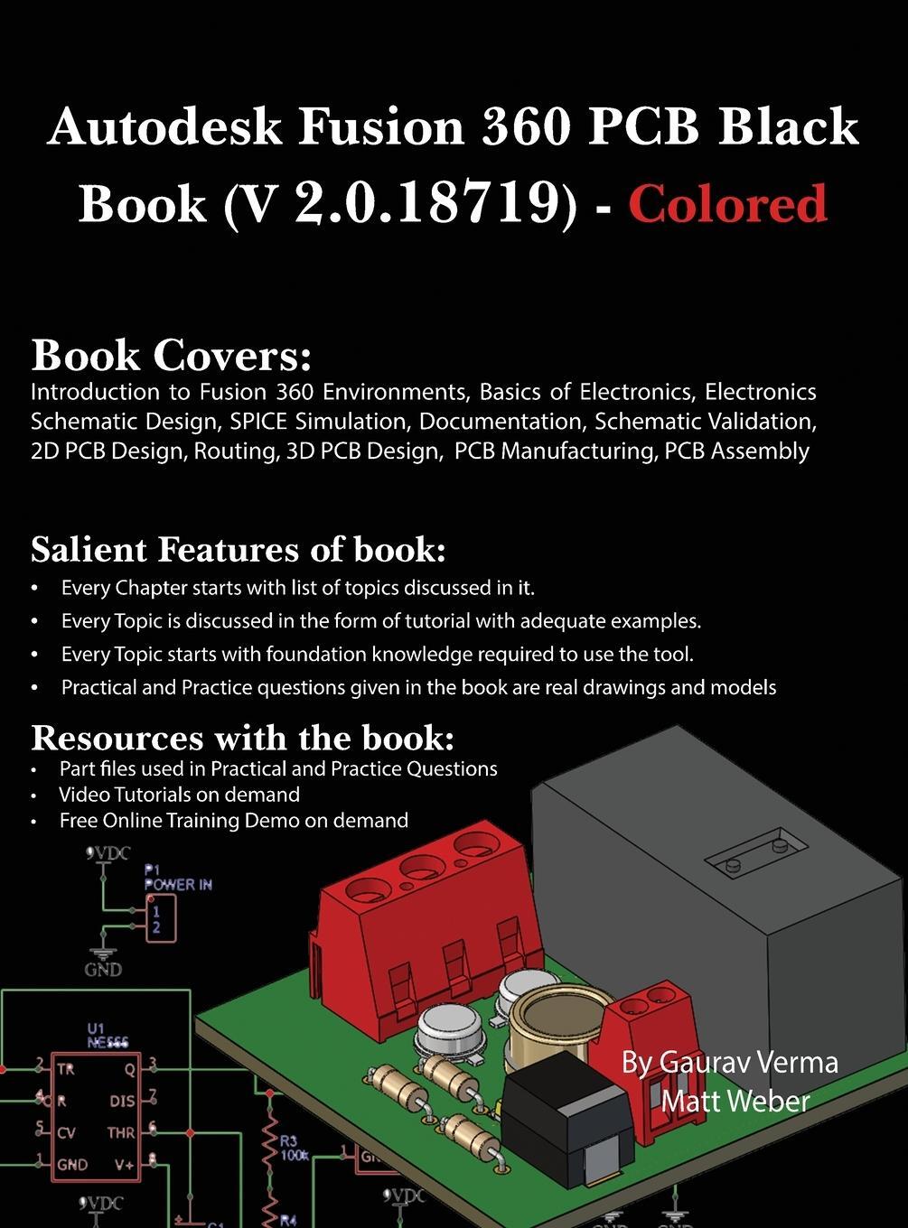 Cover: 9781774591376 | Autodesk Fusion 360 PCB Black Book (V 2.0.18719) | (Colored) | Weber