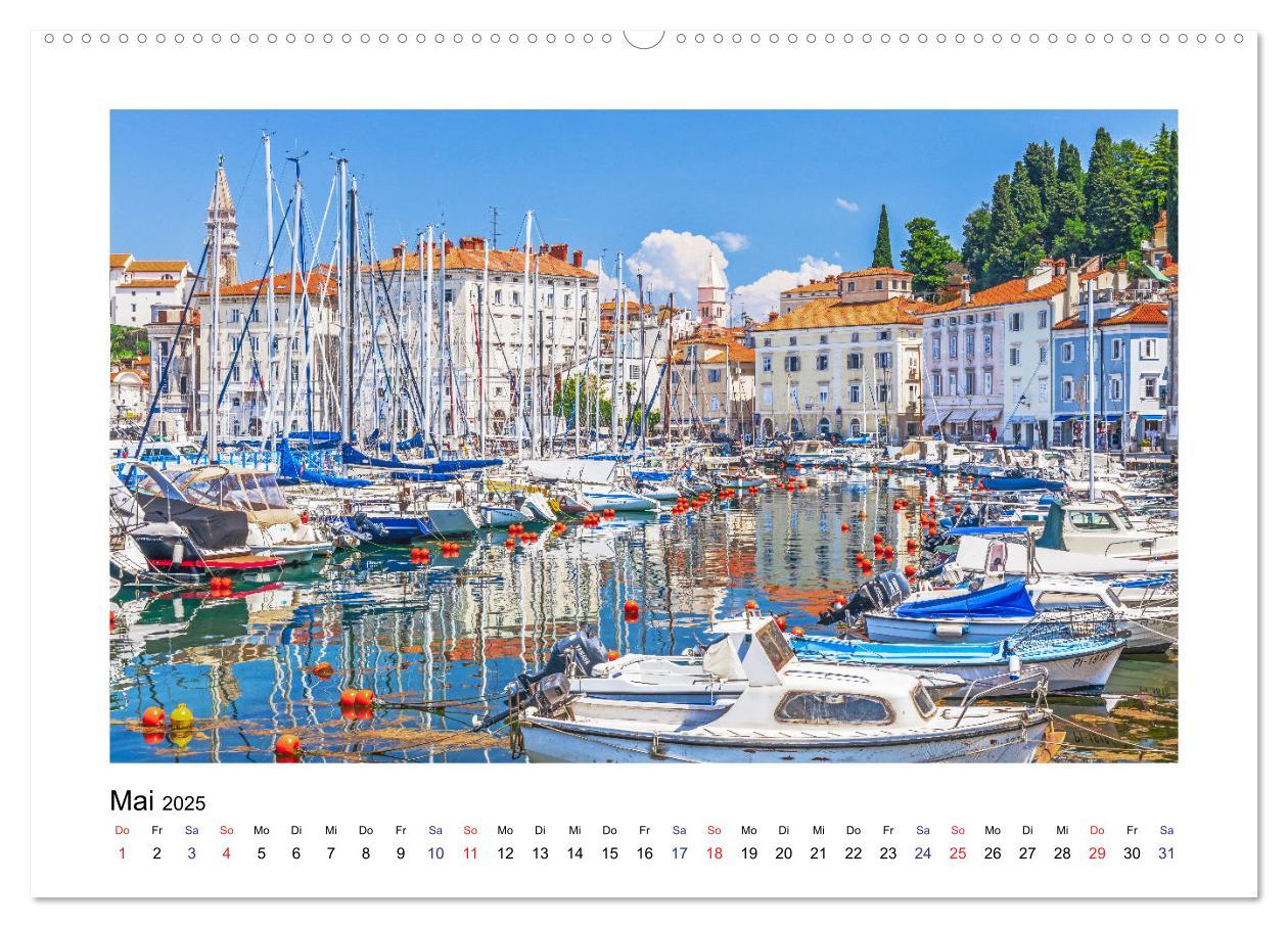 Bild: 9783435175352 | Istrien - Piran ¿ Novigrad ¿ Rovinj ¿ Pula (Wandkalender 2025 DIN...