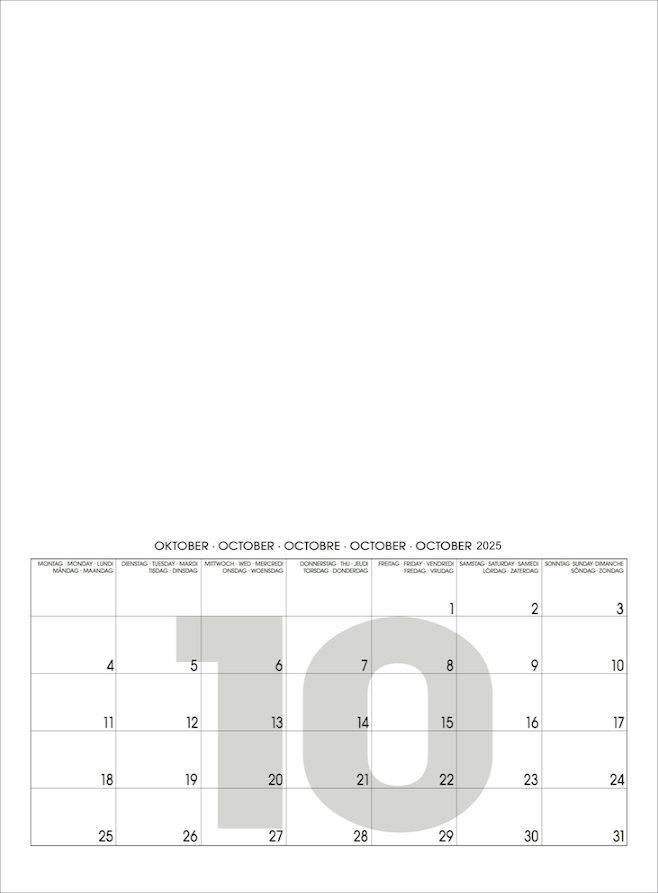 Bild: 9783931282110 | Mini White 2025  Blanko Mini A4 Format | Baback Haschemi | Kalender