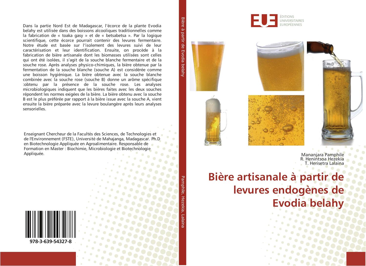 Cover: 9783639543278 | Bière artisanale à partir de levures endogènes de Evodia belahy | Buch